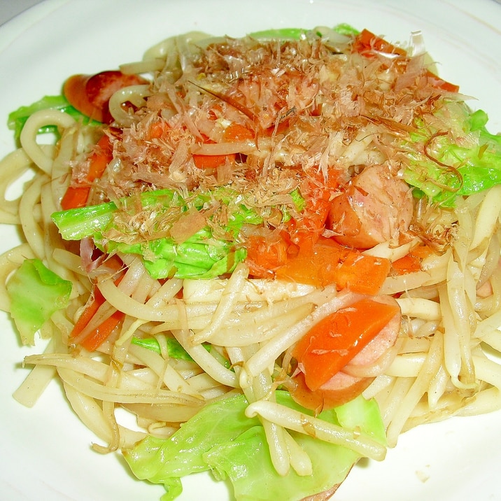 和風♪我が家の“焼きうどん”